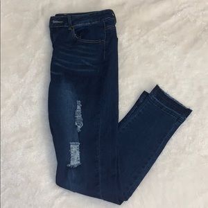 High Waisted Ripped Jeans